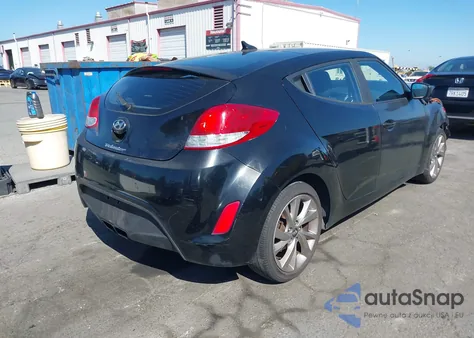 2017 Hyundai Veloster from USA, damaged, VIN KMHTC6AD5HU312095